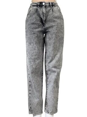 GARAGE Denim High Rise Washed Out Jeans Black Size 00 GUC